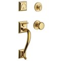 Baldwin Estate Unlacquered Brass Handlesets 85320.031.RDBL